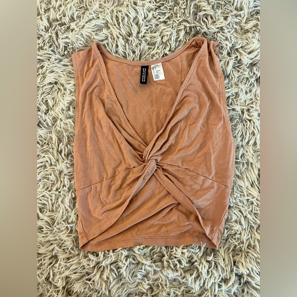 Light pink h&m crop top